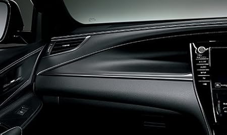 Amazon Toyota トヨタ純正 ハリアー Zsu60w Zsu65w G S ジーズ インストルメントパネル ダークメッキ調塗装ガーニッシュ シルバーステッチ サイドレジスターベゼル ダークメッキ調塗装 4点セット c a インテリアパネル 車 バイク