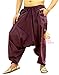 SARJANA HANDICRAFTS Men's Cotton Harem Yoga Baggy Genie Boho Pants
