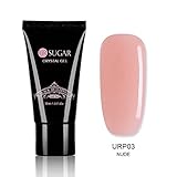 CoulorButtons 1Pc 30ml UR SUGAR Quick Building Poly UV Builder Gel Nail Tips Mold Finger Extension Nail Art