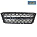 EAG Front Replacement Grille Upper Full Black Grill Fit for 04-08 Ford F-150