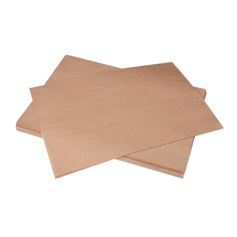 HRLORK 100 Pcs Baking Paper Parchment Paper Greaseproof Paper Disposable Non Stick Paper for Air Fryer Baking Wrapping Cooking