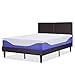 PrimaSleep 12 Inch Multi-Layered I-Gel Infused Memory Foam Mattress/Cobalt Blue/King
