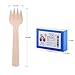 Mini Wooden Sporks, Cute Forks/Spoons 2 in 1 Combo – Scooping Soft Foods: Cake, Ice Cream, Butter, Fruit Salad, Pasta, and Appetizer. Disposable Bamboo/Wood Party Tableware. (4 Inch, 200 PCS)