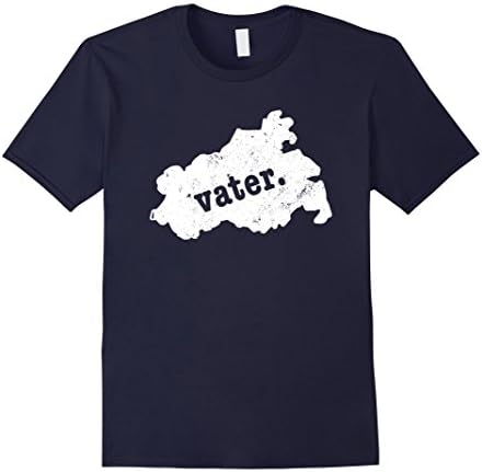 Mens Mecklenburg Western Pomerania Father Shirt Vater Shirt XL Navy