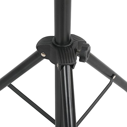 Apelila Folding Music Stand - Adjustable Tripod Stand Holder - Folding Metal Stand,Black (#1 Music Stand) - Thumbnail 7