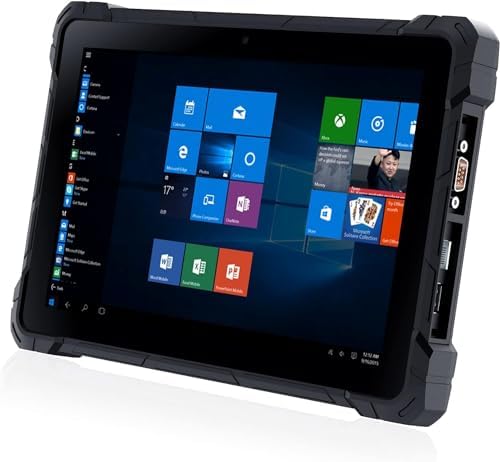سعر HEIGAOLA 10.1 INCH Rugged Tablet Windows 10 Pro,Intel Quad-Core 8GB ...