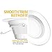 Bbounder Lighting 12 Pack 5/6 Inch LED Recessed Downlight, Smooth Trim, Dimmable, 13W=100W, 5000K Daylight, 1000 LM, Damp Rated, Simple Retrofit Installation - UL No Flicker