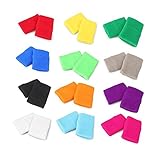 GZYF 10 Pack Sports Wristband Sweatband Gym Yoga Wrist Support Sweatband Cotton Wrist Wraps