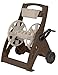 Suncast Hosemobile Portable Garden Hose Reel Cart with Wheels, Crank Handle, and Storage Tray for Gardening Accessories, 225' Hose Capacity, Mocha