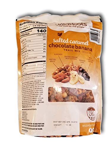 Wild Roots Salted Caramel Chocolate Banana Trail Mix 26oz (1)