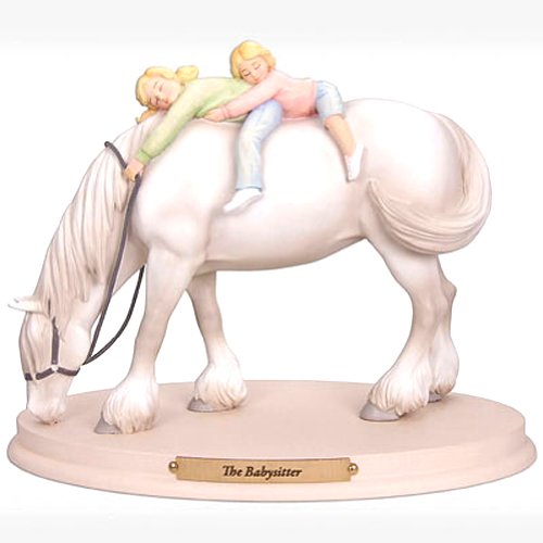 Enesco Horse Whispers The Babysitter Figurine, 5-1/2-Inch