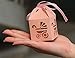 KAZIPA 50PCS Baptism Favor Boxes, 2.2''x2.2''x2.2''Laser Cut Gift Boxes with 50 Ribbons for Baby Shower Favors Baptism Decorations First Birthday Party, Pink