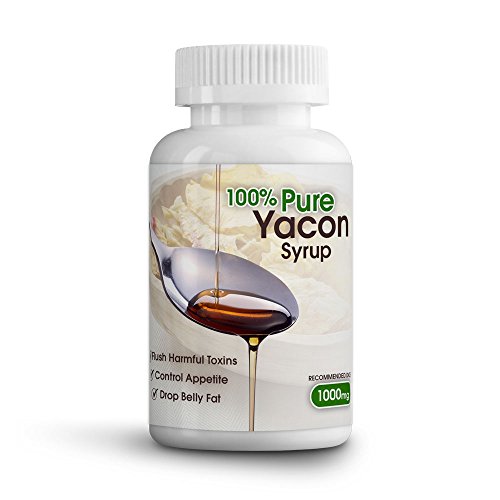 100% Pure Yacon Syrup Diet Pills 1 Mth Supply (60 Capsules) - Appetite Suppressant - Natural Metabolism Booster - Burn Belly Fat - Weight Loss Supplement