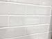 3x9 Vanilla Bean White Crackled Porcelain Tile Wall Backsplash