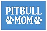 Pitbull Mom sticker *H333* 8.5 inch wide vinyl pit bull american bully tri