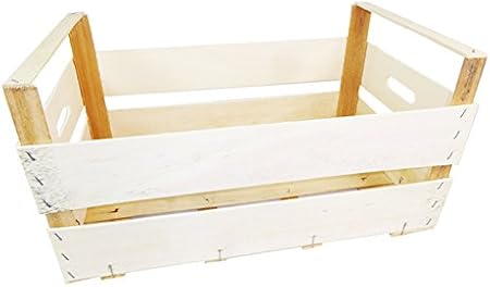 Cesteria Caja Madera 50 x 30 H20/26 cm: Amazon.es: Hogar