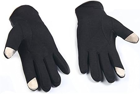 Yamde Touch Screen Winter Outdoor Windproof Warm Gloves（black）