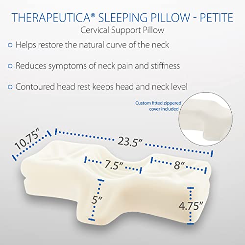 Therapeutica Pillow, Firm Orthopedic Support, Back or Side Sleeping
