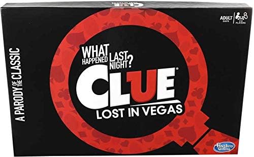 Cluedo- Lost in Vegas! -It's an adult party version of the classic Clue board game!, Multicolor