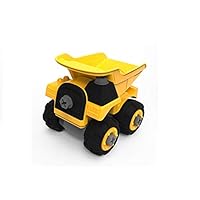 LBKR Tech Construction Trucks for Toddlers - Pretty Cool Little Push Dump Truck Toy for Kids, The Feel of Real Construction Vehicles for Boys & Girls, Durable Construction Trucks for 2 3 4 5 Year Olds