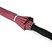 Becko Manual Open & Close Umbrella Long Umbrella with 24 Ribs, Durable and Strong Enough for The Wind and Rain, Easy to Carry on Your Back by Its Own Bag (Red)
