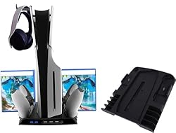 FONGWAN PS5 Slim Vertical Stand with Cooling Fan