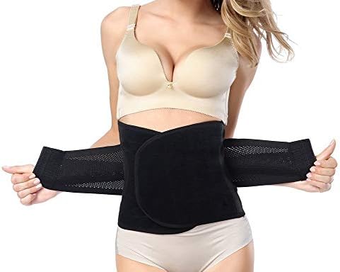 Tobo Digital Breathable Waist Trainer Slimming Belt Tummy Shaper Trimmer Belt Postnatal Recovery Support Girdle Belt