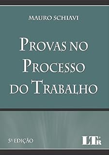 Livro Provas no Processo do Trabalho