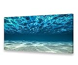 S00750 Print Artwork Blue Ocean Sea Wall Art Canvas Prints Picture Seaview Bottom View Beneath Surface Pictures Painting On Canvas Modern Seascape Home Office Decor