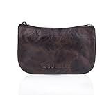 Suvelle Men's Leather Zippered Coin Pouch Purse # WP470