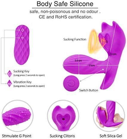 USB Electric Toy for Women Quiet Powerful Strong Suction with Silicone 10 Multispeed Wireless Remote Vǐberate Toys Mini Vǐbrant Toy for Women, Tshirt
