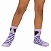 TeeHee Little Girls Stripes Fashion Cotton Short Crew 6 Pair (9-10 Years, Stripes and Heart)