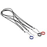 Satelliter Necklace Fit for Juul, Smok novo, Smok nord, Zero or Similar Sized Vape Pens, Anti Lost, Lanyard with Silicone Ring(4 Kit)