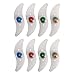 Homai Bike Wheel Light Bicycle Spoke LED Neon Lights Waterproof Tyre Wire Safety Alarm Lamp (Multi-Color) (Pack of 8)