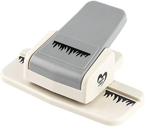 Border Puncher With Lawn Motif, Grass Borders, for Paper 1.2 cm x 4.2 cm, For Easter Crafts and Cards, Rot