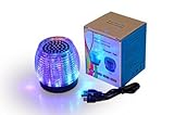 WATER ASLEEP® Ultra Portable Wireless Bluetooth Speaker ,Portable Speaker with LED Lights & FM radio Built-in Mic for Home Party Beach Picnic, For Cellphones Tablets Computers Laptops(Gift package)