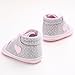 Voberry Baby Girls Toddler Lace up Sneaker Anti-Slip Boots Crib Shoes (0~6Month, Gray)