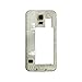 Rinbers GOLD Middle Frame Bezel Chassis Rear Camera Panel Housing Replacement Part for Samsung Galaxy S5 G900F/G900H/G900A/G900T/G900V/G900P