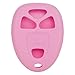 Keyless2Go Replacement for New Silicone Cover Protective Case for Remote Key Fobs with FCC KOBGT04A OUC60270 OUC60221 - Pink