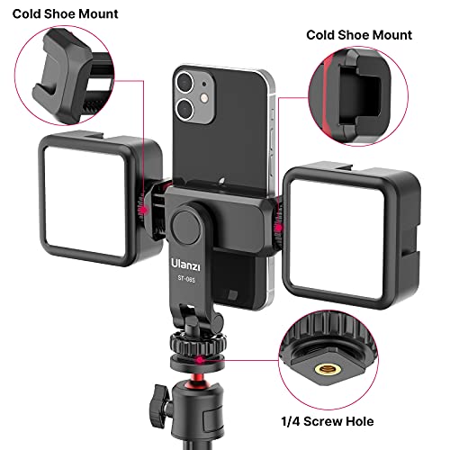 ULANZI Phone Tripod Mount ST06S, Universal Smartphone Mount Adapter