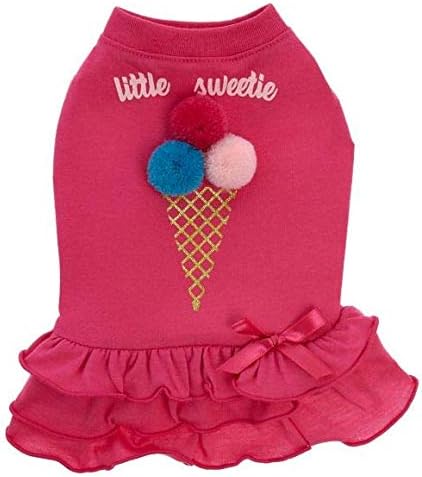 TOP PAW Pink Little Sweetie Ice Cream Dog Dress~Small~