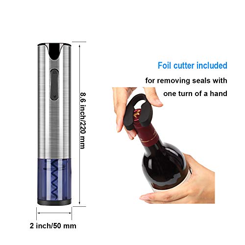 FLASNAKE Electric Wine Opener Rechargeable Cordless Automatic Corkscrew