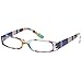 Gamma Ray Women's Reading Glasses - 4 Pairs Ladies Fashion Readers for Women - 2.00