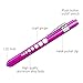 Pen Light with Pupil Gauge LED Medical Pen Lights for Nurses Doctors,2 Pack Medical Penlight for Nursing Students