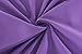 Lullabi Linen 100% Brushed Soft Microfiber Bed Sheet Set, Fitted & Flat Sheet & Pillowcases, Cozy Comfortable, Wrinkle, Fade, Stain Resistant, Deep Pockets (Purple, Full)
