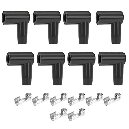 Coil Boot Terminal Kit 90 Degree Boots HEI Distributor Spark Plug Ignition Wire 6mm 7mm 8mm 9mm