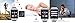 Indigi® SWAP (Smart Watch and Phone) 2-in-1 GSM Wireless + Bluetooth Compatible w/Pedometer, Sleep Monitor, Phone Finder