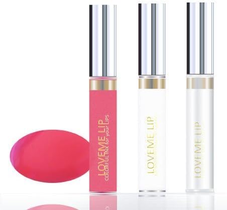 LoveMe Lip Colorful Ink for Your Lips KIT (Color, Moisturizing Gloss, Remover) - RADIANT ROSE