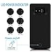 Galaxy Note 8 Battery Case, 6500mAh 80sBrothers Portable Charger Charging Case Rechargeable External Battery Protective Cover case for Samsung Galaxy Note8 (Black)