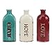 Stonebriar Multi Bottle Decorative Multicolor Ceramic Vase Set, for Floral Arrangements and Dried Flower Filler, Centerpiece for Coffee, Kitchen, and Dining Room Table